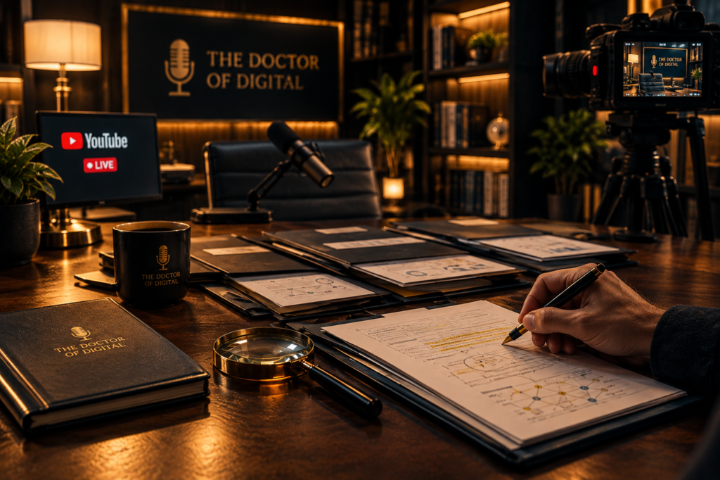 notebook-pen-doctor-of-digital-studio-youtube-live